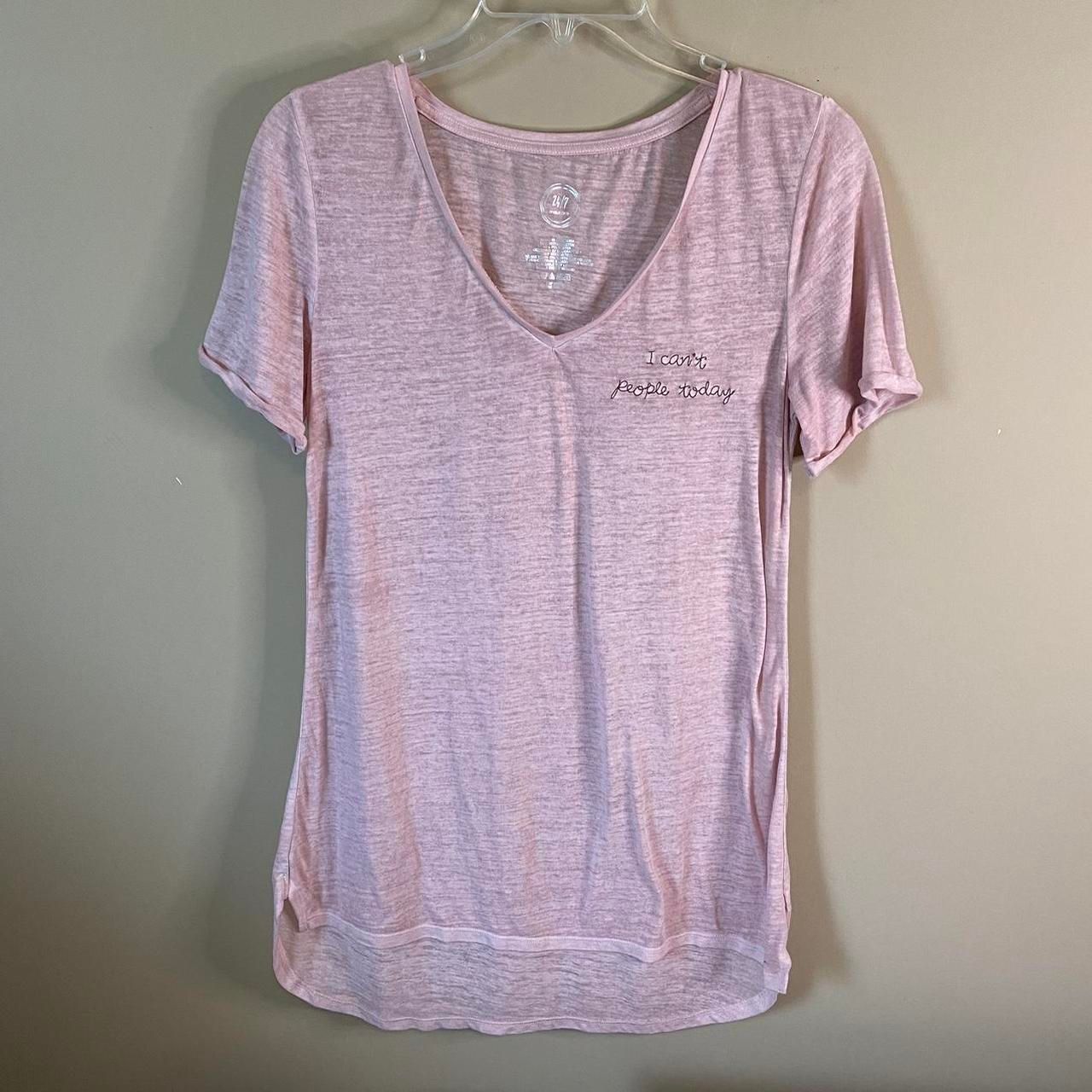 Maurices Women's Pink T-Shirt